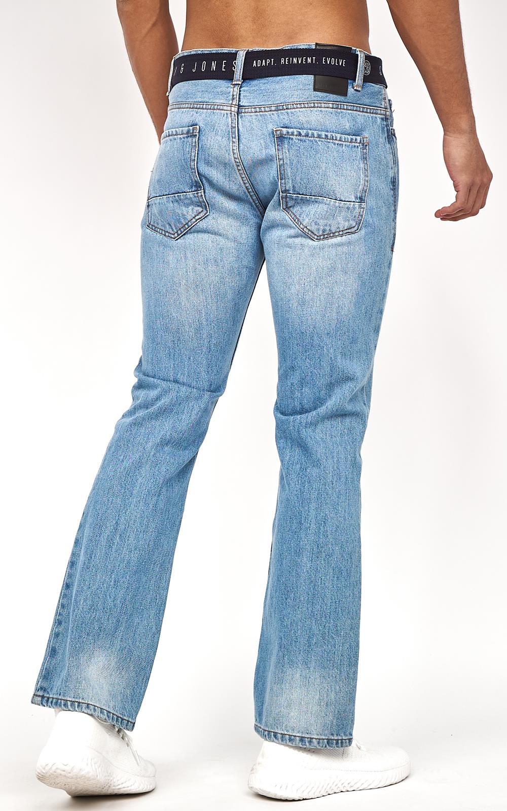 Pantalones de mezclilla regulares de diseñador Smith and Jones para hombre 28-48 - Imagen 20 de 25