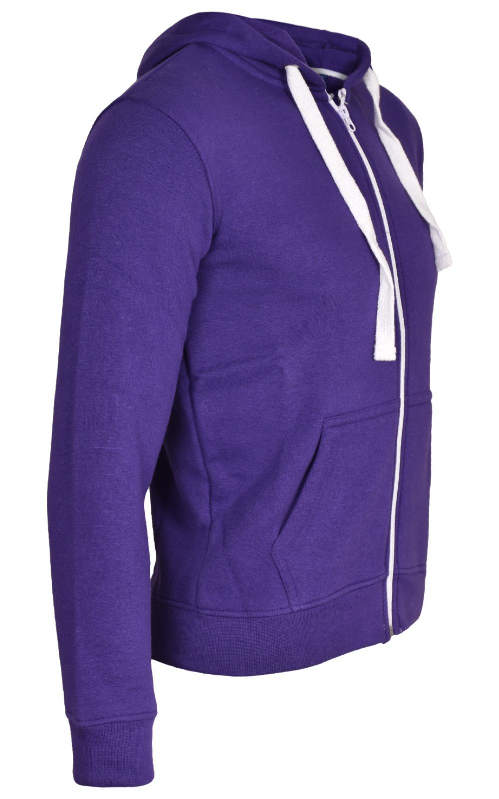 Kids Zip up Hoodie Sweatshirts PE School Jumpers Fleece Hoodies For Boys Girls - Picture 145 of 264