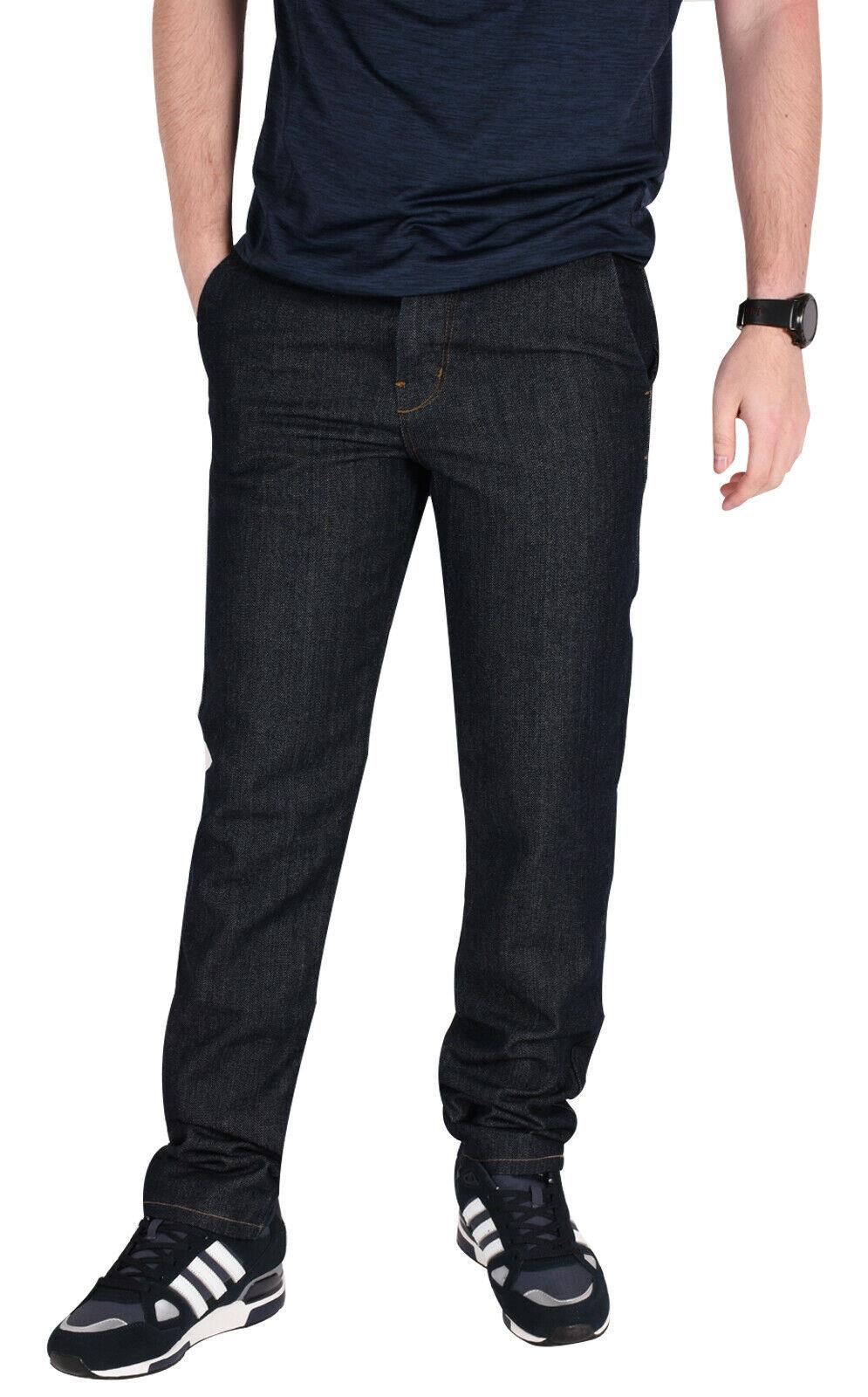 Mens Denim Jeans Regular Fit Straight Leg Cotton Pants Trousers Big & Tall Sizes - Picture 4 of 32