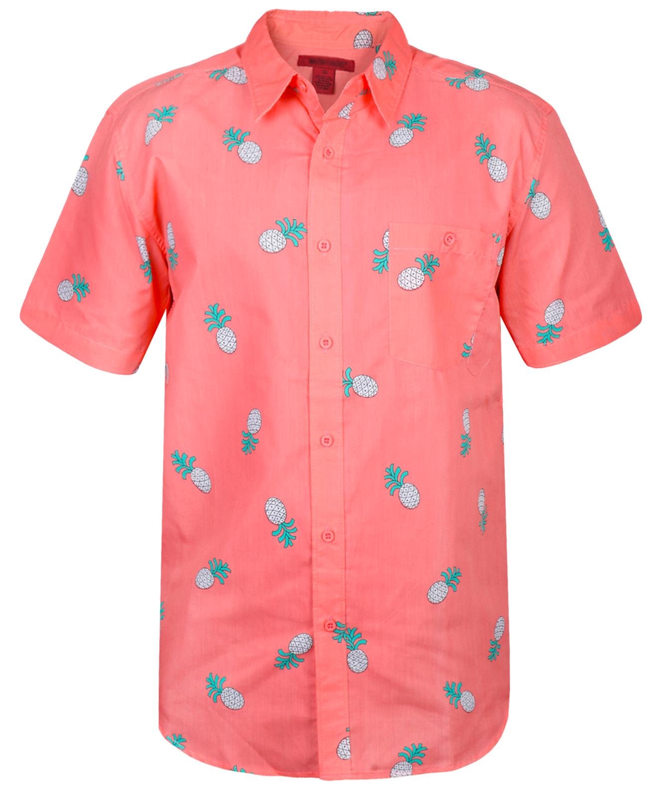 Camisa Hawaiana Para Hombres Playa Palmera Floral Vacaciones de Verano Camisas Manga Corta - Imagen 19 de 28