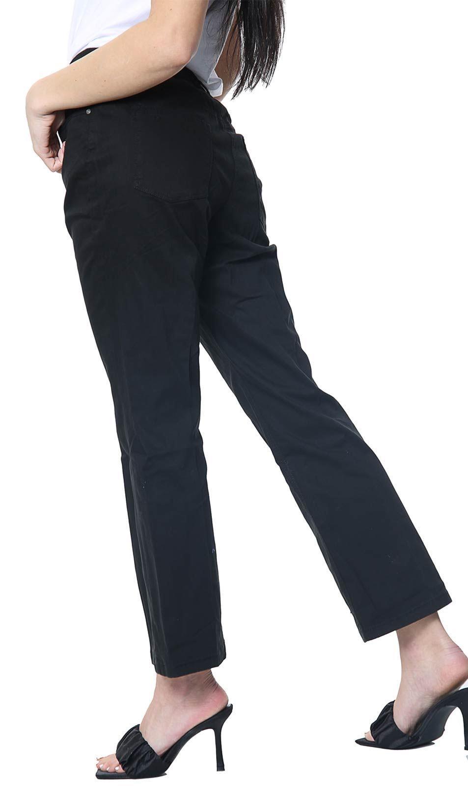 Pantalones de mezclilla para mujer Bootcut elásticos tiro medio acampanados pantalones largos pantalones talla 6-30 - Imagen 12 de 62