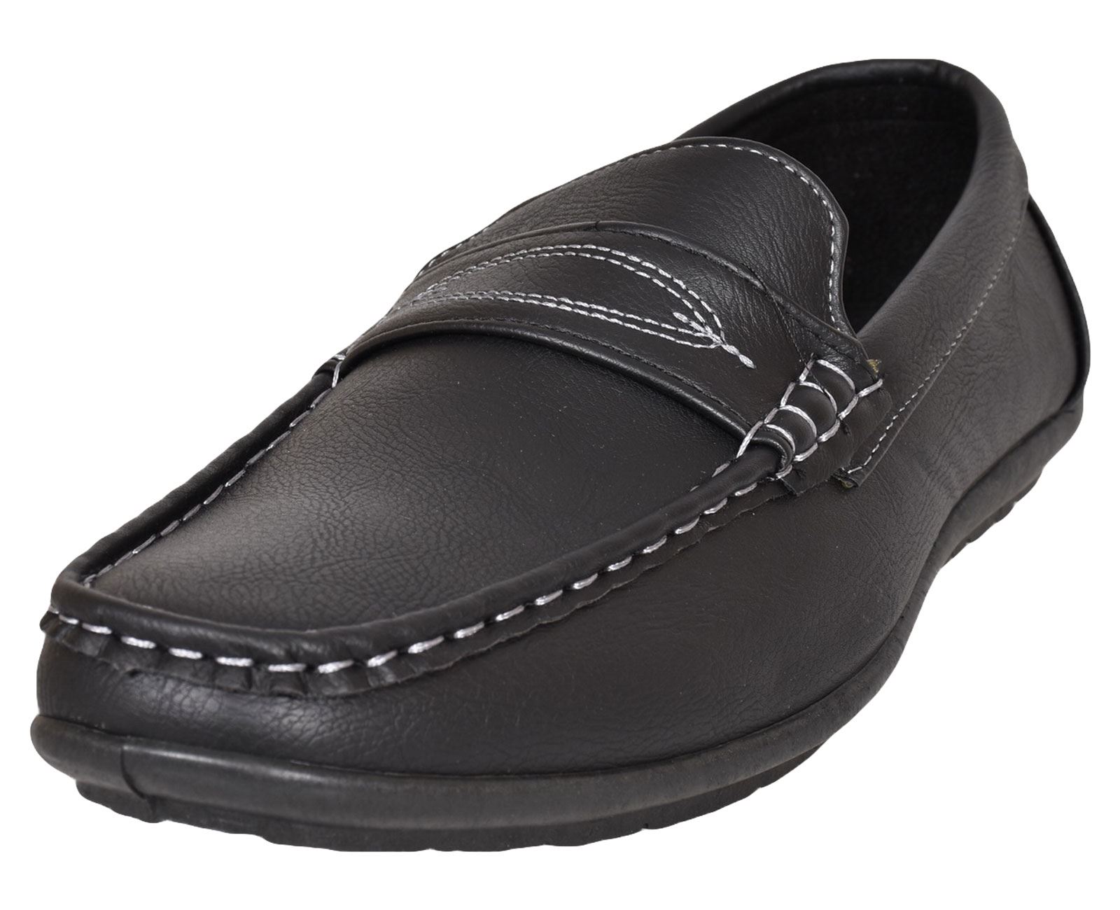 Mens Slip on Loafer Mocassin Shoes Flat Casual Driving Deck Boat Shoes