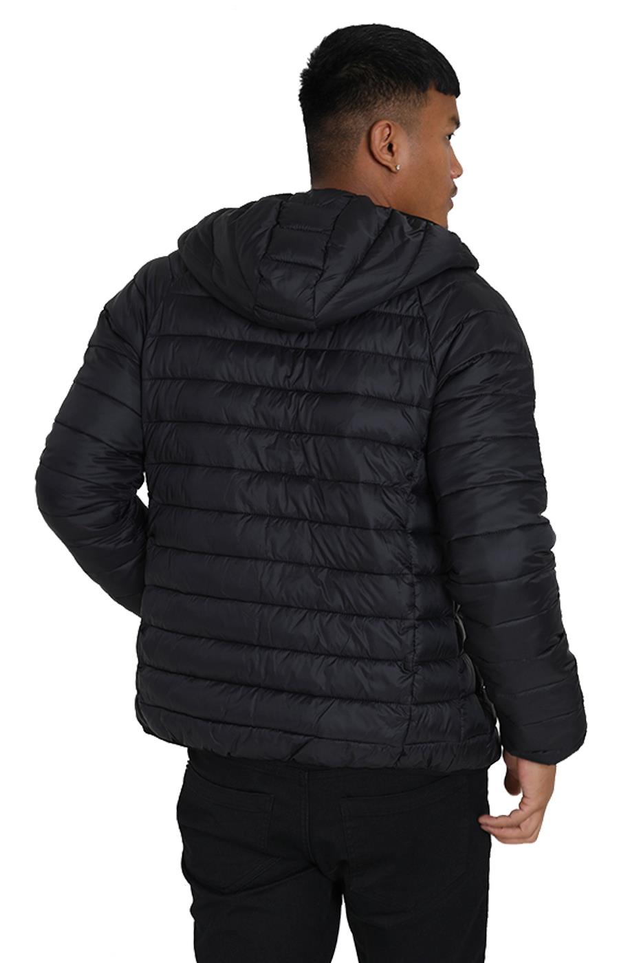 Mens Winter Jacket Warm Padded Puffer Bubble Down Coat Quilted Zip Outwear - Picture 9 of 19