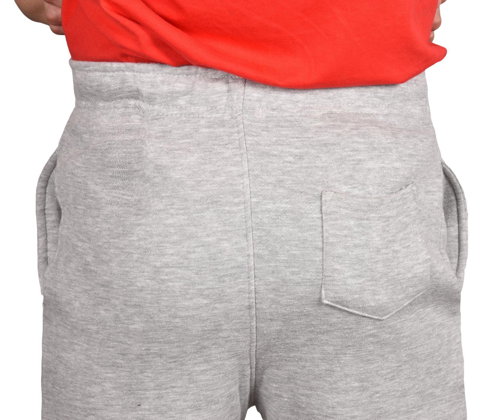 Jogging Bottoms Pack of 2 Kids Boys Girls Warm Fleece PE Plain Tracksuit Joggers - Picture 28 of 62