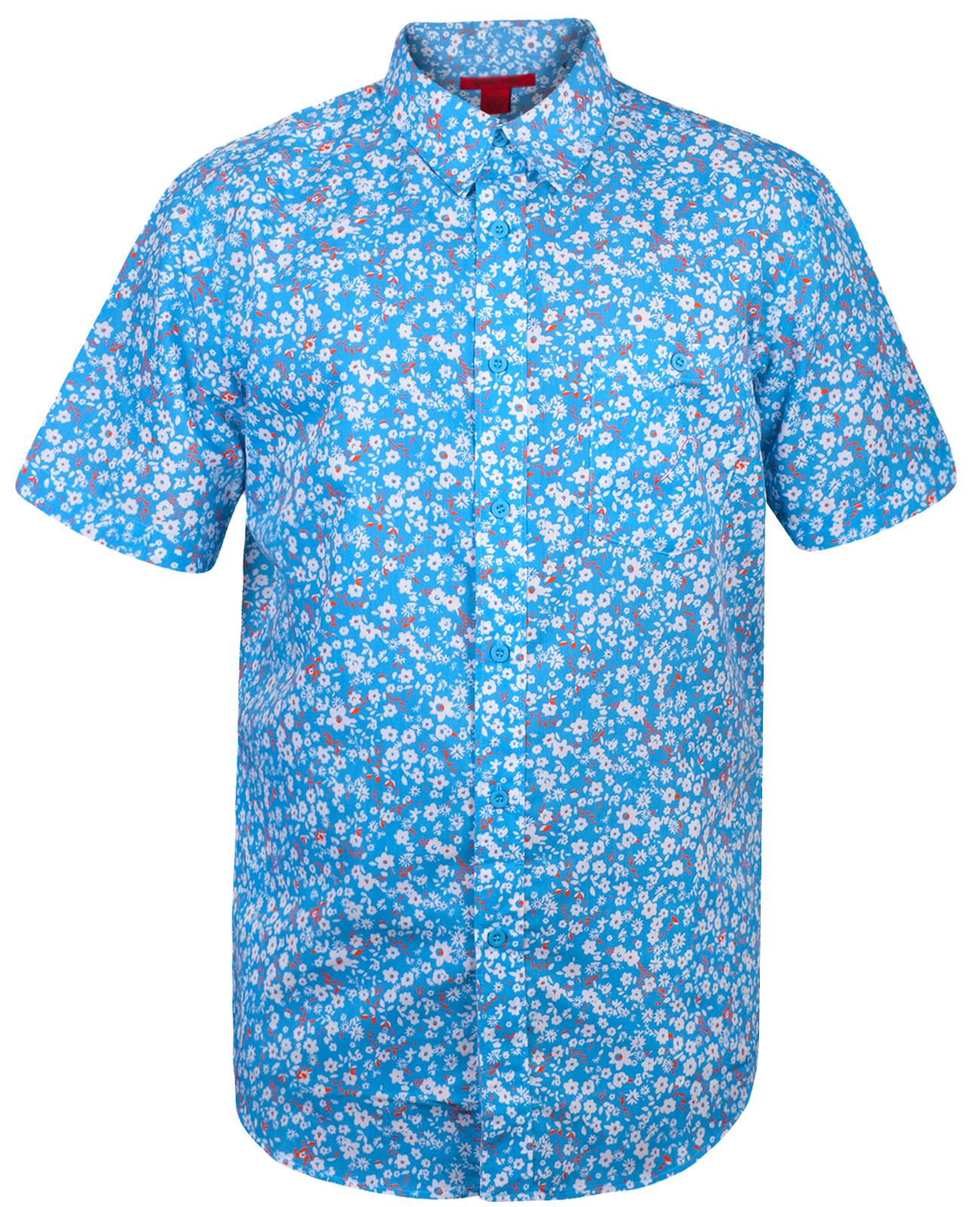 Camisa Hawaiana Para Hombres Playa Palmera Floral Vacaciones de Verano Camisas Manga Corta - Imagen 3 de 28