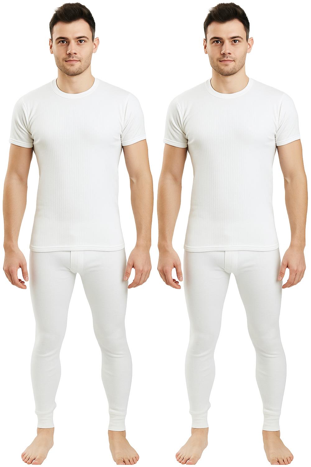 Mens Thermal Underwear Long Johns Top Bottom TShirt Short Long Sleeve 2 Pack - Picture 36 of 42