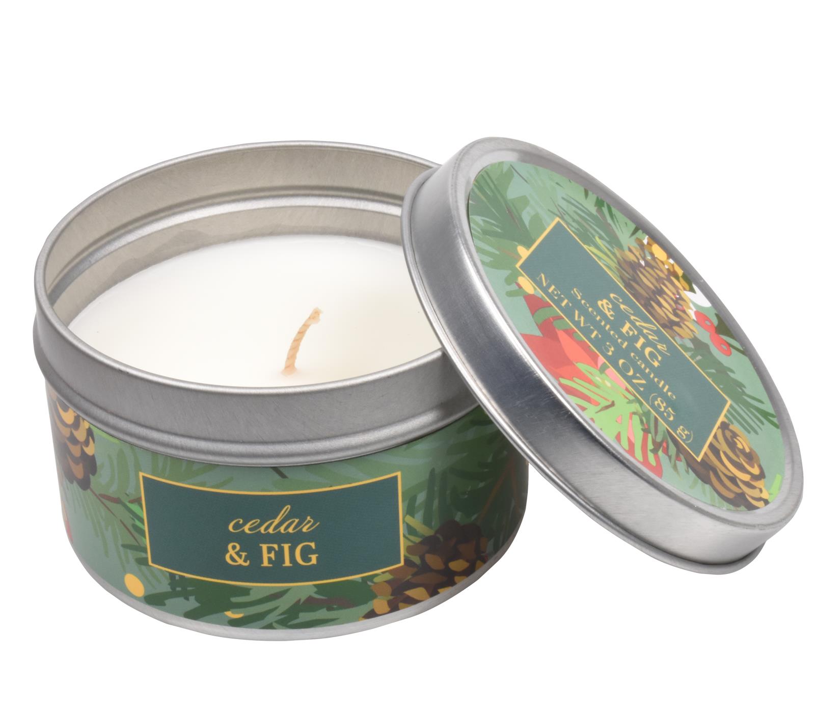 Scented Candles New Set of 3 Festive Christmas Decorative Tin Xmas Gift set - Picture 37 of 99