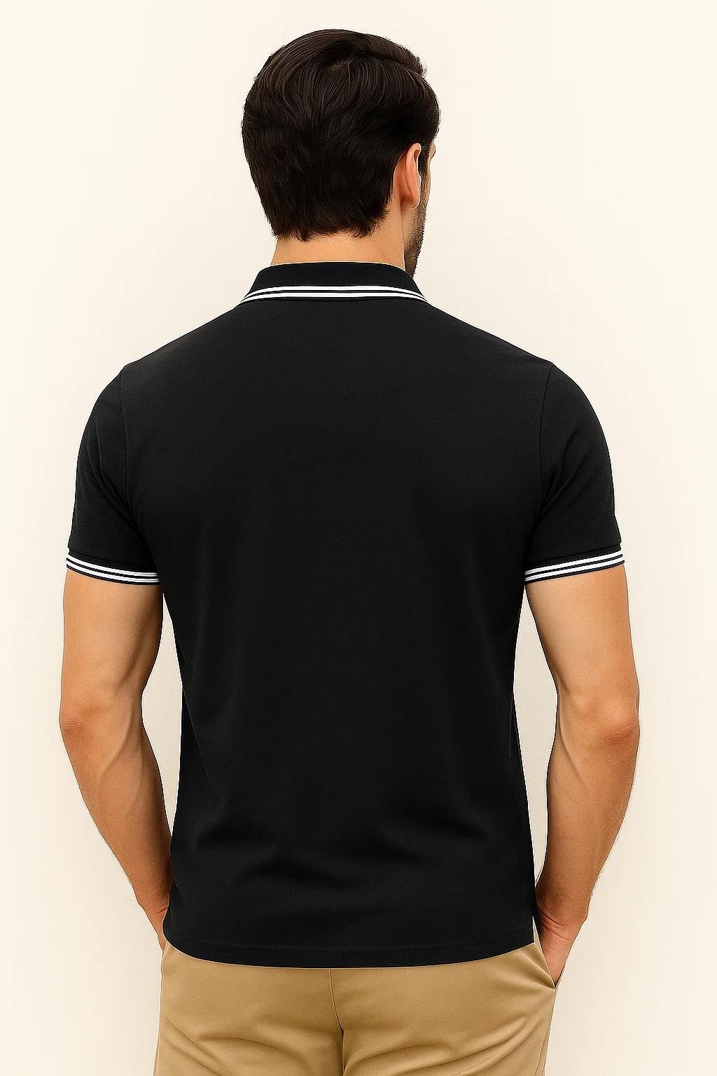 4er / 6er Pack Herren Tip Poloshirt Kurzarm Uni Piqué Zipfelkragen T-Shirt - Bild 19 von 127