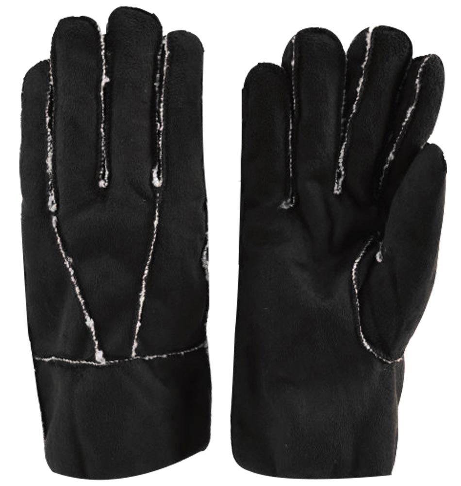 Ladies Leather Gloves Winter Soft Warm Comfy Sherpa Lined Sheepskin