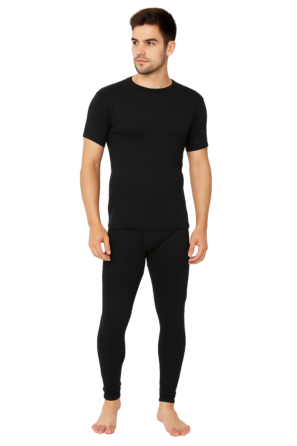 Mens Thermal Underwear Long Johns Top Bottom TShirt Short Long Sleeve 2 Pack - Picture 20 of 42