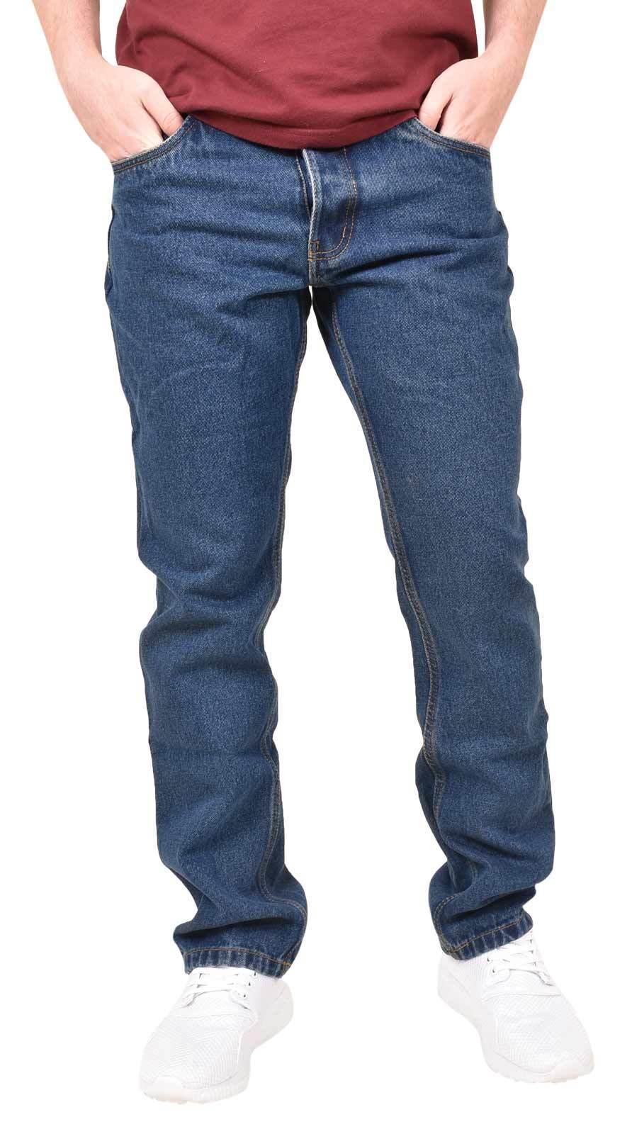 Mens Kushiro City Jeans Slim Fit Twill Chino Straight Leg Trousers Cotton Pants