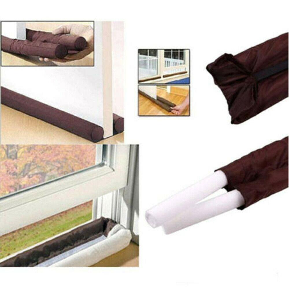 Dual Draft Guard Air Stopper Twin Double Draught Excluder Insulator
