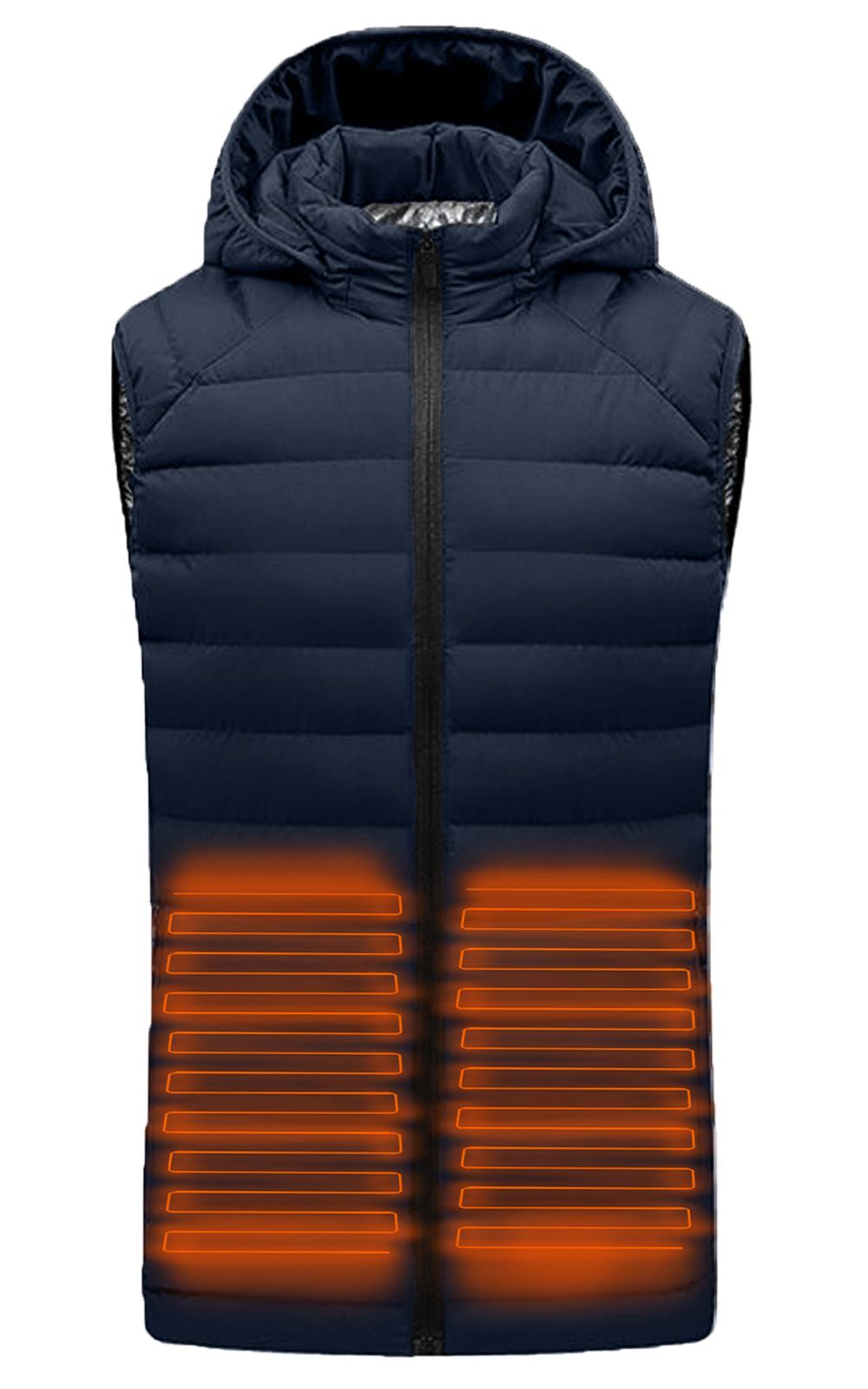 Kids Heated Warm Gilet Vest Electric Hoodie Winter Jacket Boy Girls Heating Coat - Picture 11 of 12
