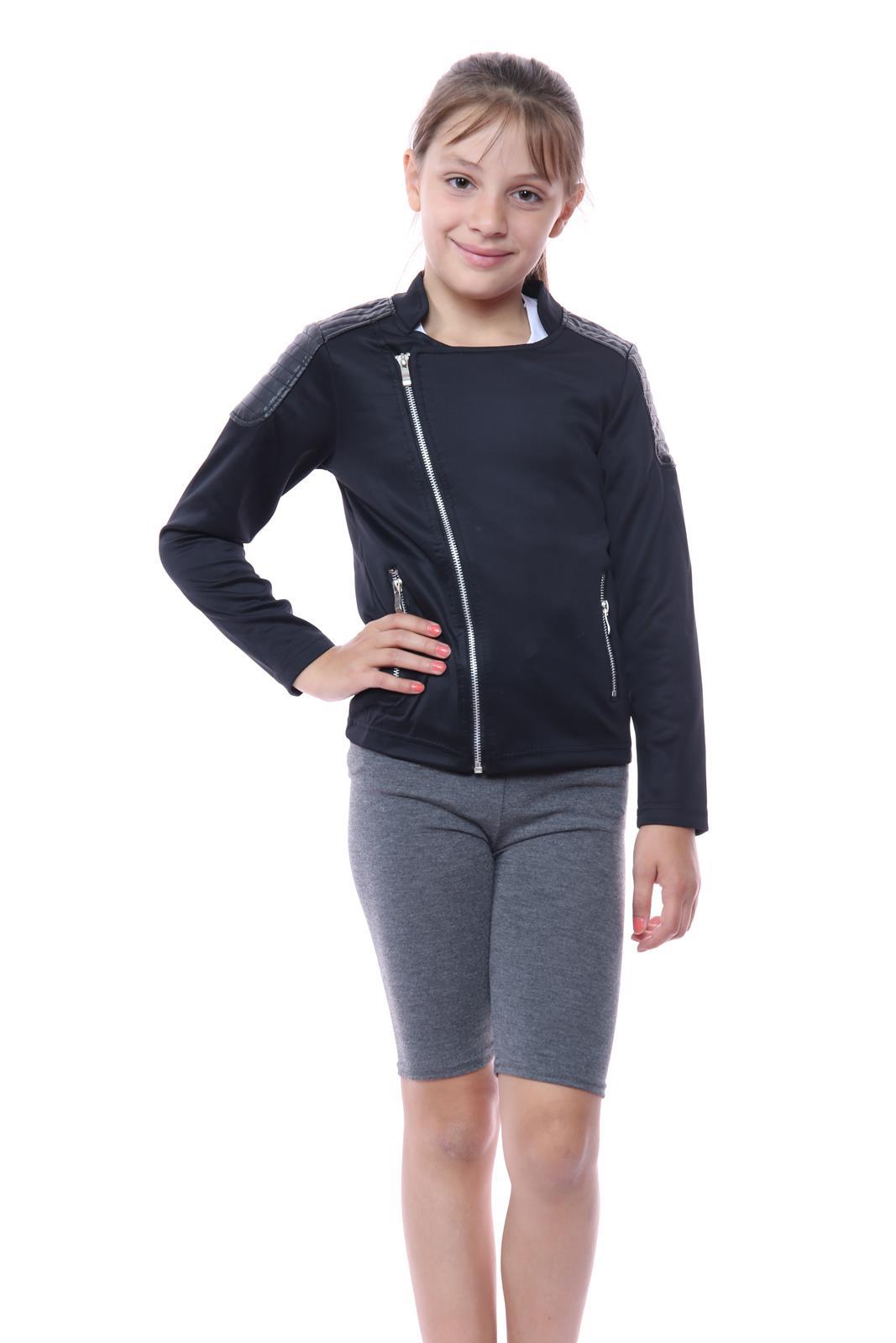 Kids Girls Tracksuit Zip Up Jacket Casual Sports Jogging Bottoms Activewear Set - Picture 6 of 16