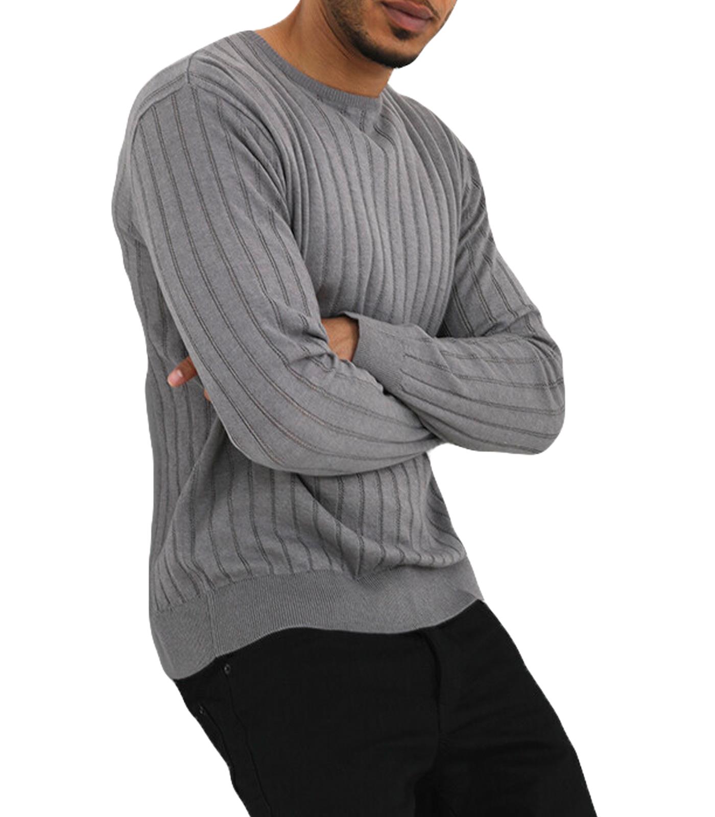 Men Jumper Brave Soul Knitted Light Knit Pullover 100% Cotton Warm Top - Picture 5 of 7