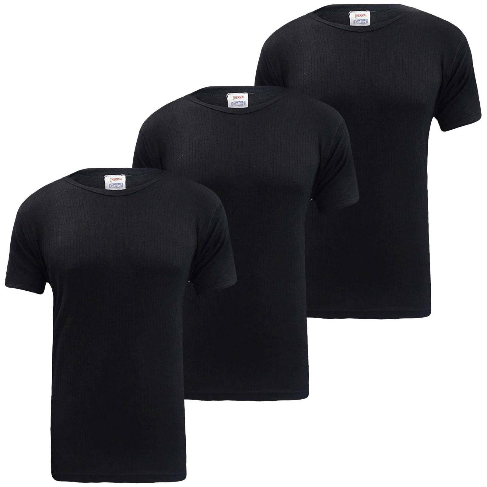 3, 4 Pack Mens Thermal Long Sleeves Shirts Top Winter Warm Long Johns Vest - Picture 13 of 40