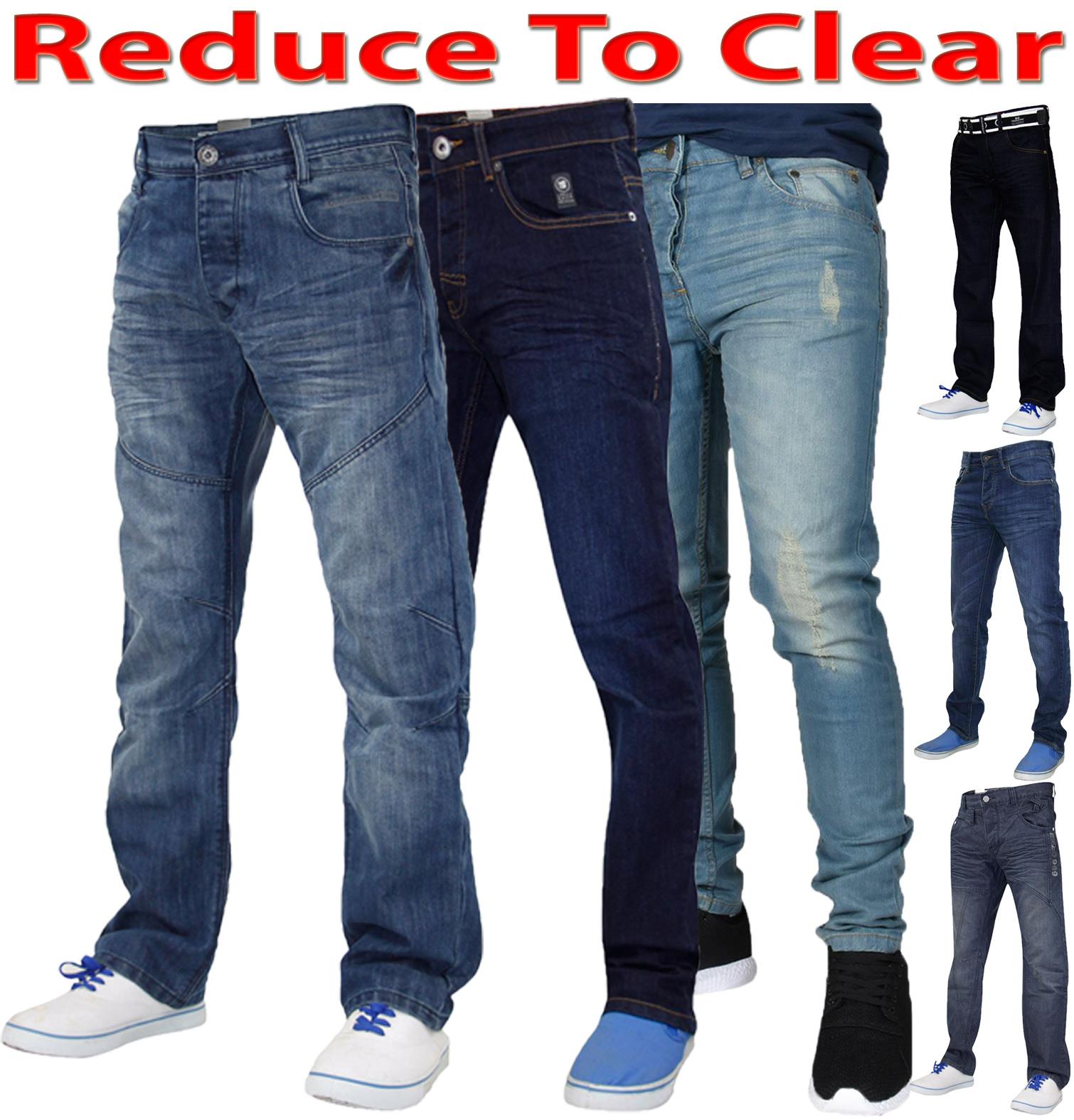 A.s.j Designer Jeans Uomo Pantaloni Regular Slimfit Jeans Pantaloni