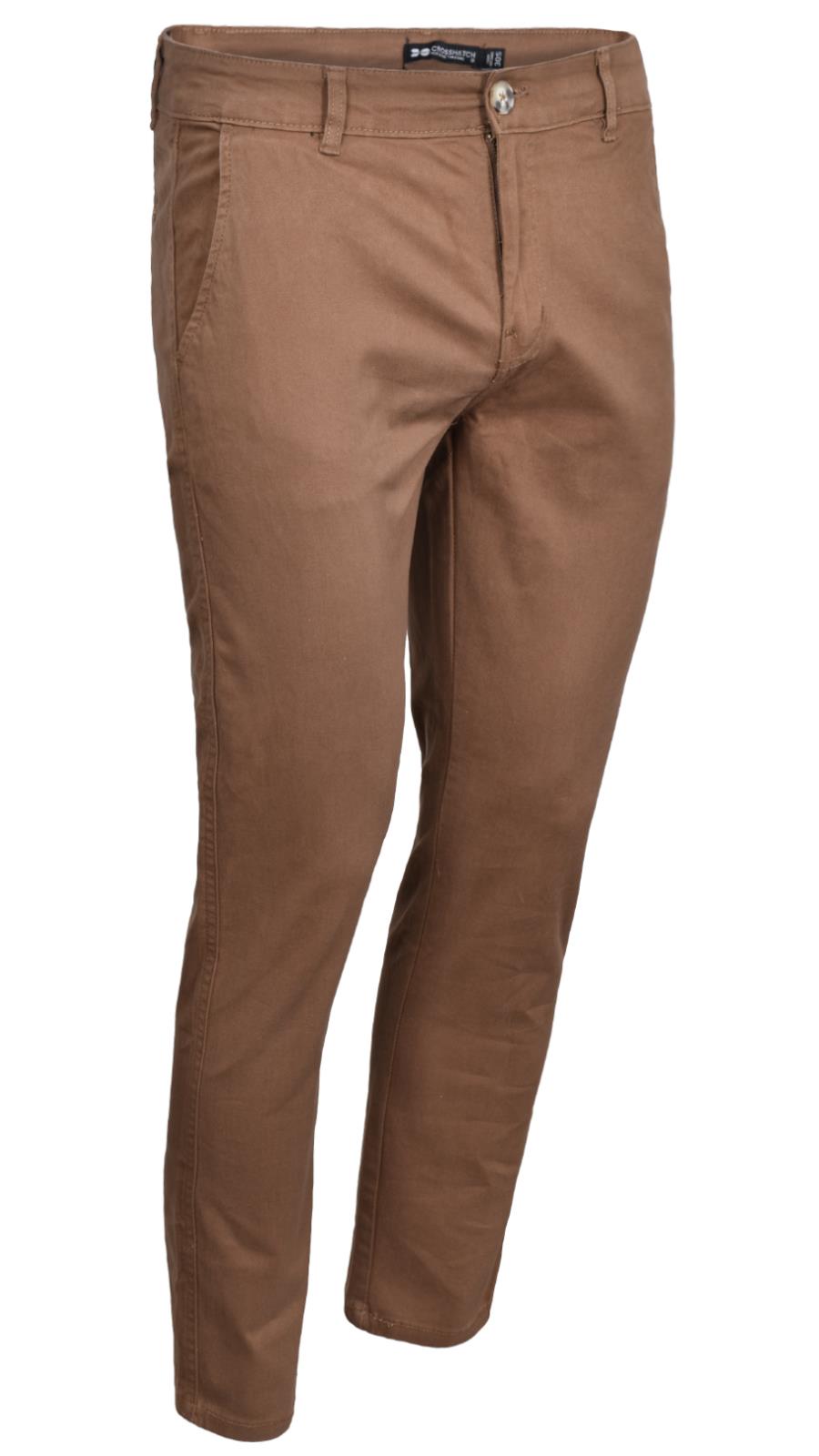 Pantalones de mezclilla CROSSHATCH para hombre elásticos chinos de diseñador informales de trabajo baratos - Imagen 31 de 74
