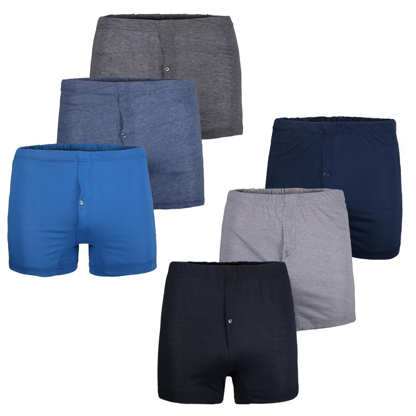 Calzoncillos boxer lisos cómodos clásicos de algodón para hombre - Imagen 14 de 36