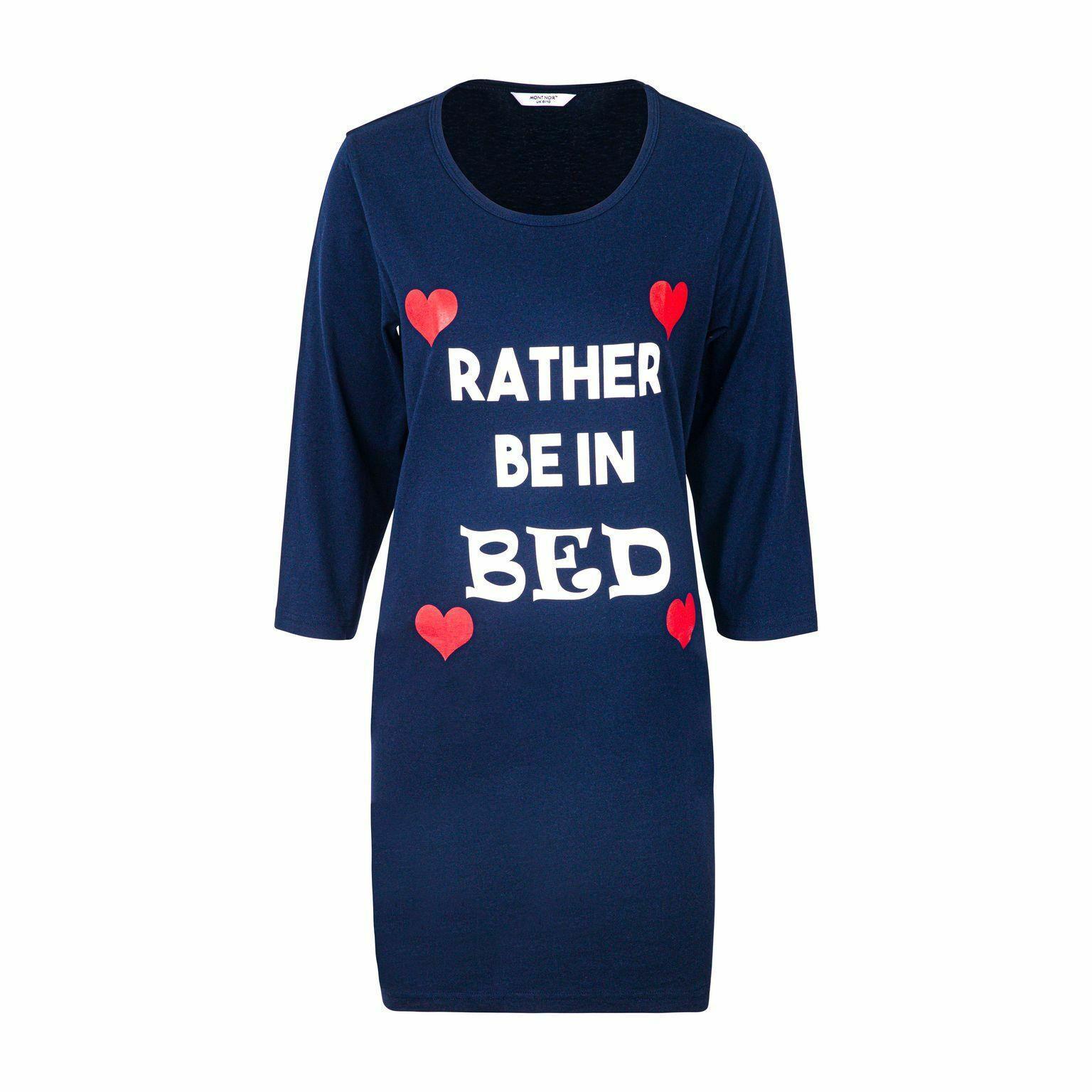 Mujeres Camisón Camisón Algodón Damas Estampado Manga Corta Camisón Ropa de dormir - Imagen 41 de 45