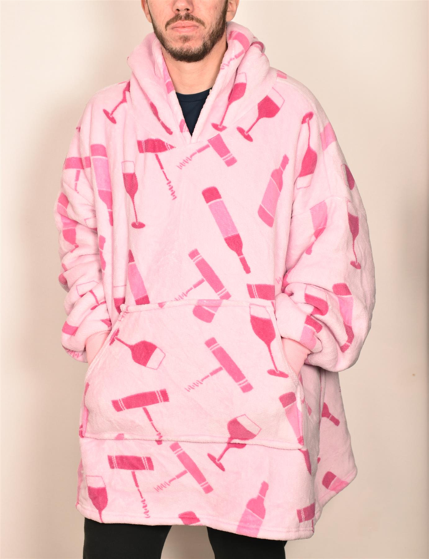 Hoodie Blanket Adult Oversized Sweatshirt Sherpa Fleece Big Hooded Ultra Plush - Picture 344 of 353