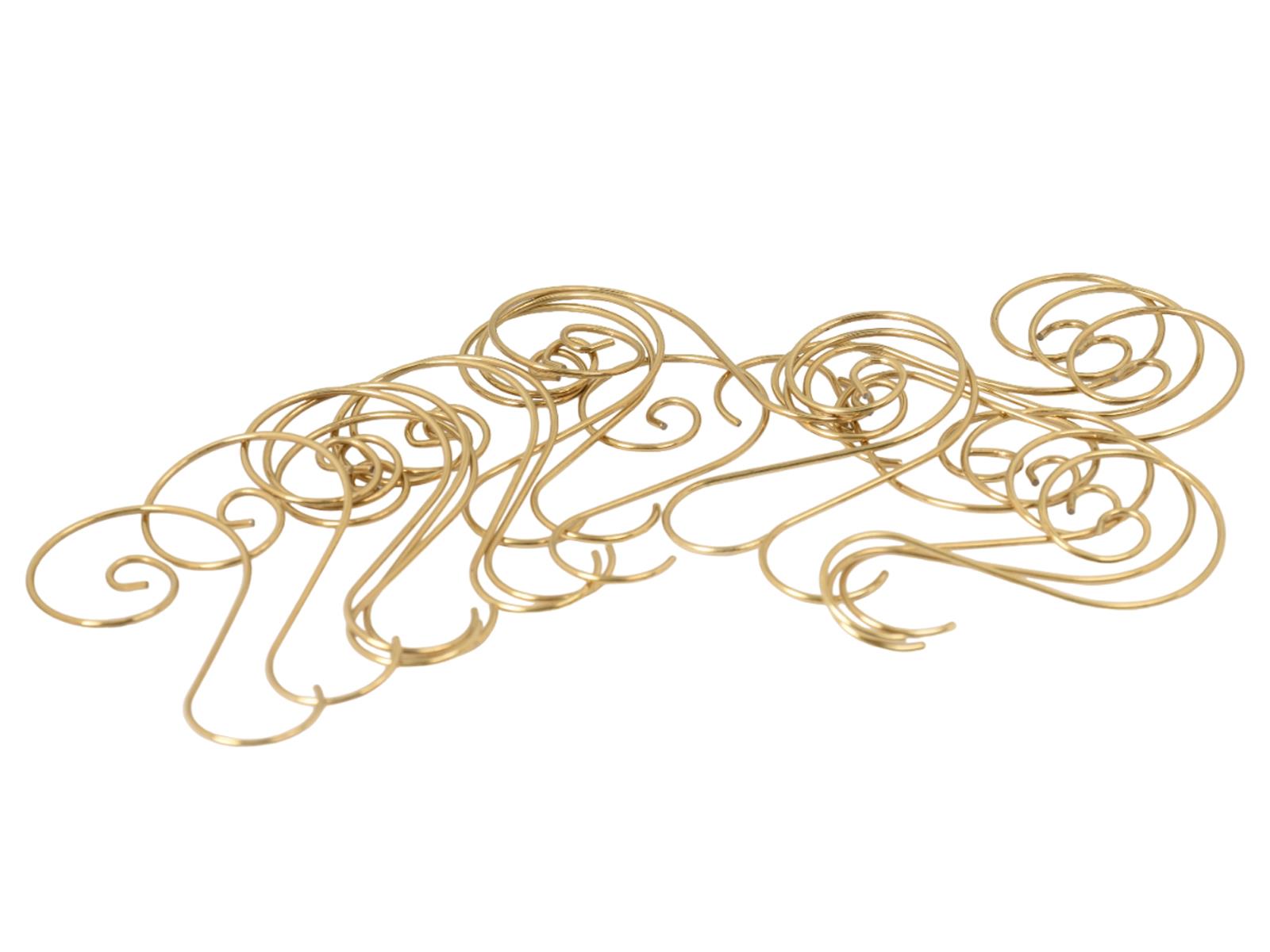 80,100,200 piezas ganchos de metal para árbol de Navidad adorno en forma de S colgador colgante Bauble - Imagen 3 de 58