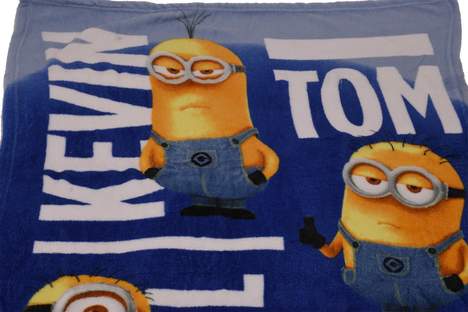 2&4Pack Kids Fleece Blanket Throw Over Super Soft Novelty Character Bed Blanket - Picture 6 of 27