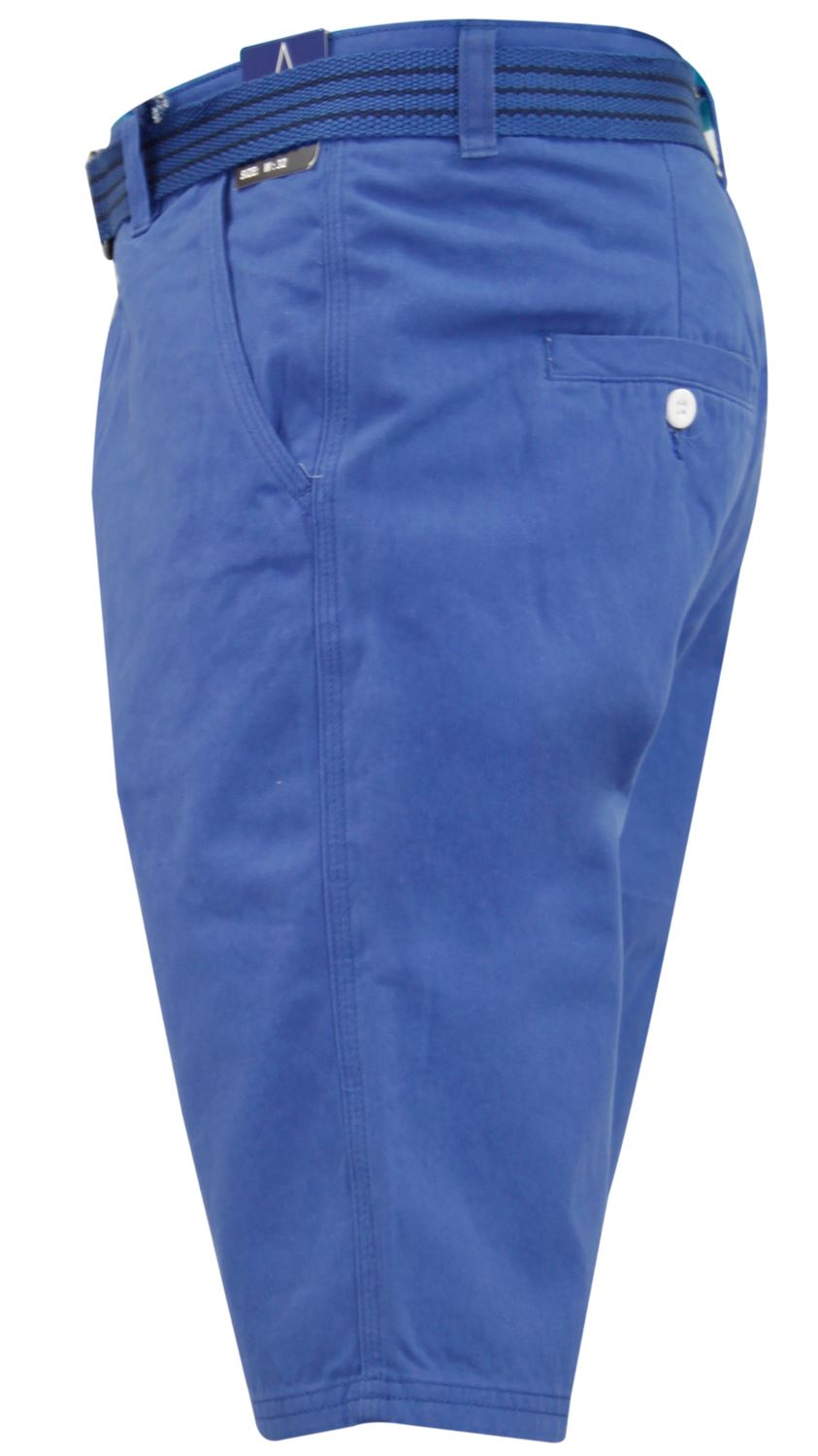 Herren Chino Shorts Freizeit Halb Hose 100% Baumwolle Sommer Jeans Frei Webgürtel - Bild 13 von 79