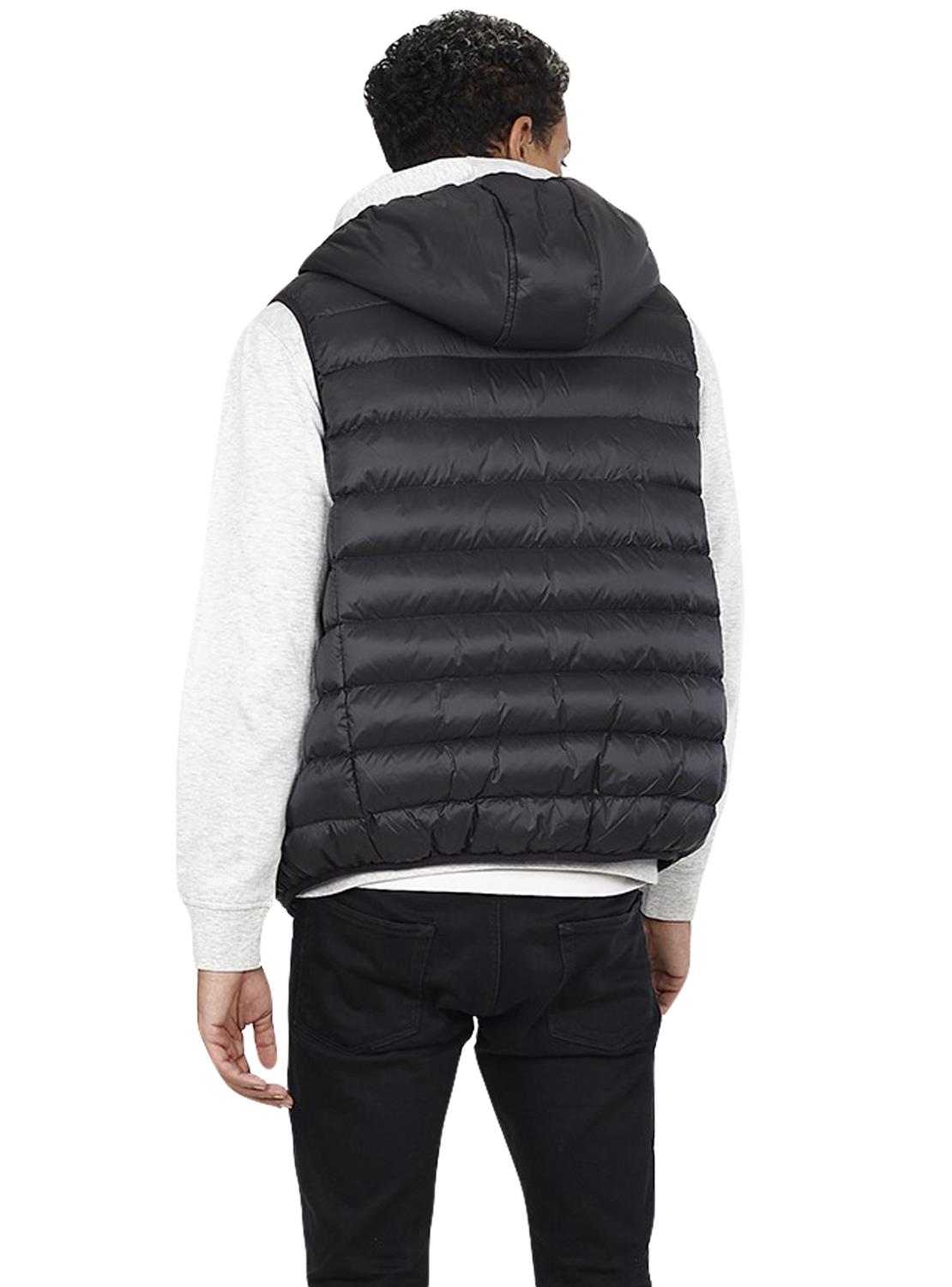 Mens Hooded Gilet Body Warmer Sleeveless Padded Puffer Quilted Jacket BRAVE SOUL - Picture 11 of 17
