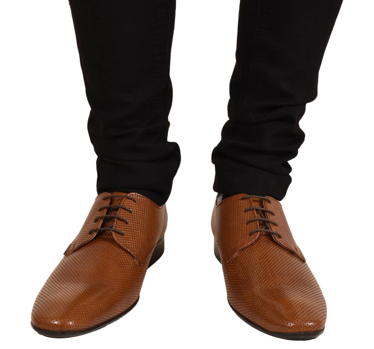 Mens UK Style Leather Lining Formal Office Wedding Smart Work Brogue