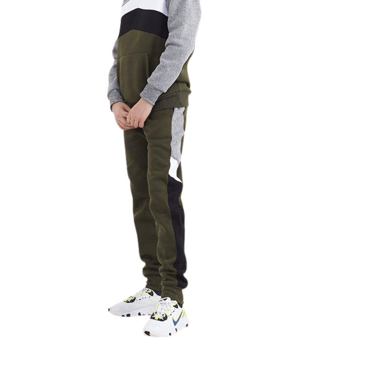Jogging Bottoms Kids Elastic Waist Warm Fleece Comfy Casual Tracksuit Joggers - Picture 6 of 8