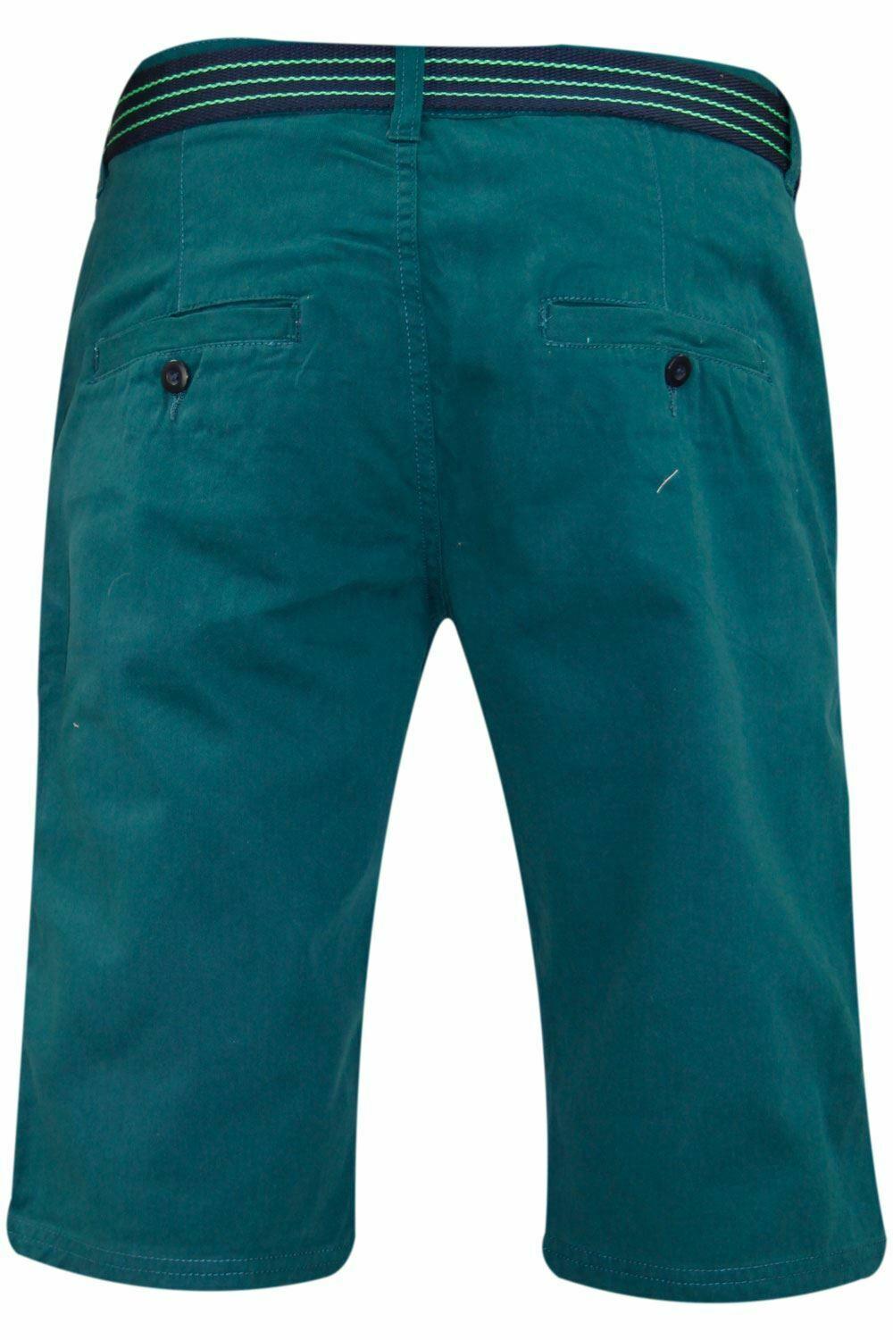 Herren Chino Shorts Freizeit Halb Hose 100% Baumwolle Sommer Jeans Frei Webgürtel - Bild 29 von 79