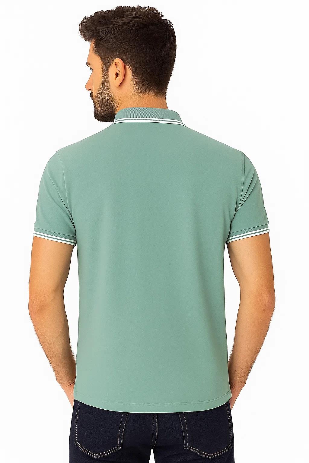 4er / 6er Pack Herren Tip Poloshirt Kurzarm Uni Piqué Zipfelkragen T-Shirt - Bild 34 von 127
