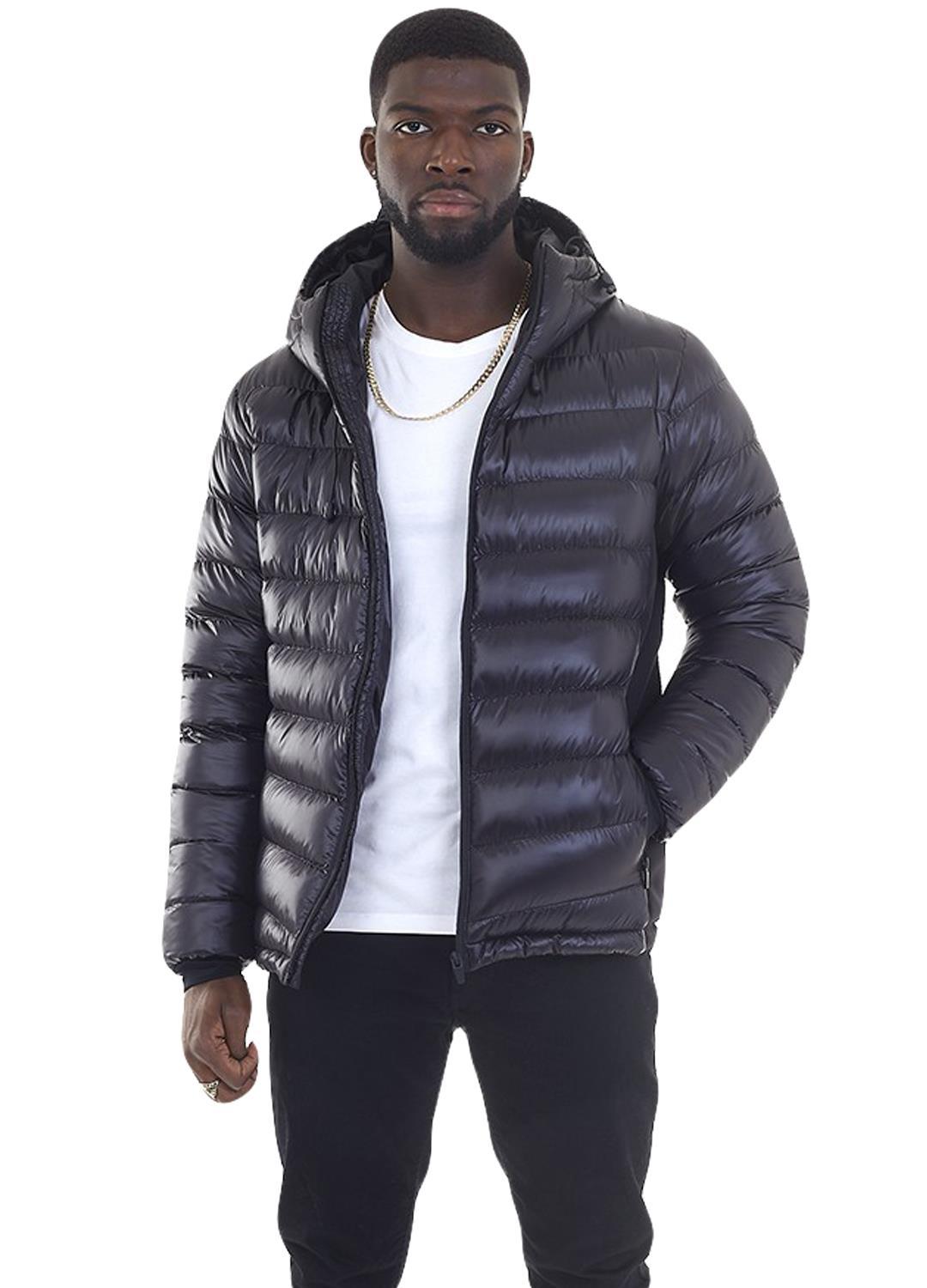 Mens Winter Jacket Warm Padded Puffer Bubble Down Coat Quilted Zip Outwear - Picture 11 of 19