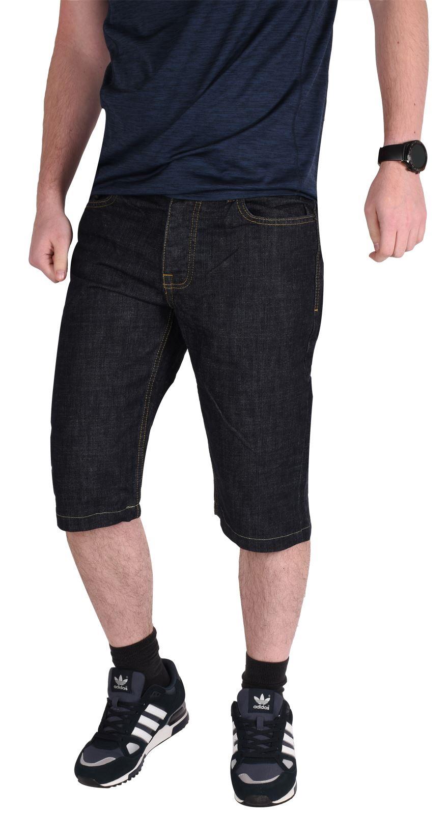Mens Denim Bermuda Shorts Slim Fit Summer Beach Casual Jeans Half Pants 32-34 - Picture 11 of 14