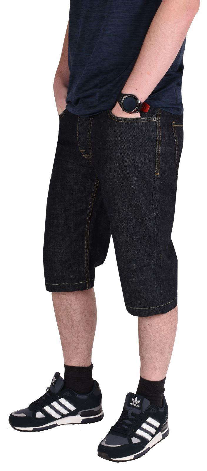 Mens Denim Bermuda Shorts Slim Fit Summer Beach Casual Jeans Half Pants 32-34 - Picture 10 of 14