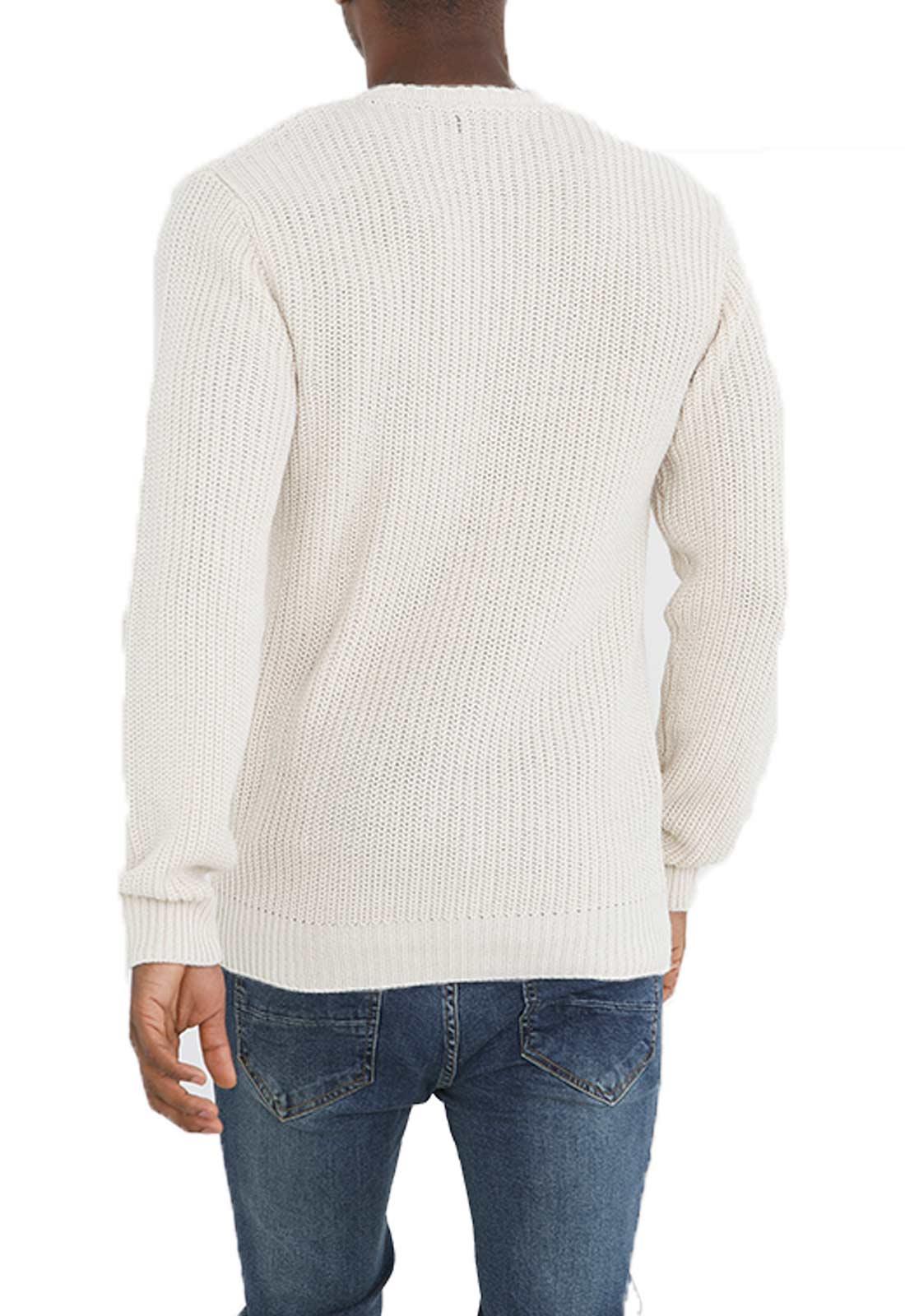 Brave Soul Mens Cable Knit Fisherman Knitted Jumper Weave Warm Pullover Sweater - Picture 49 of 51