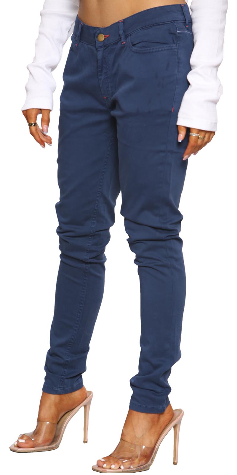 Pantalones de mezclilla ajustados cintura alta pierna recta jeggings pantalones para dama 6-26 Reino Unido - Imagen 15 de 22