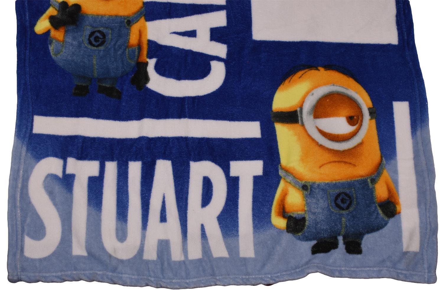 2&4Pack Kids Fleece Blanket Throw Over Super Soft Novelty Character Bed Blanket - Picture 5 of 27