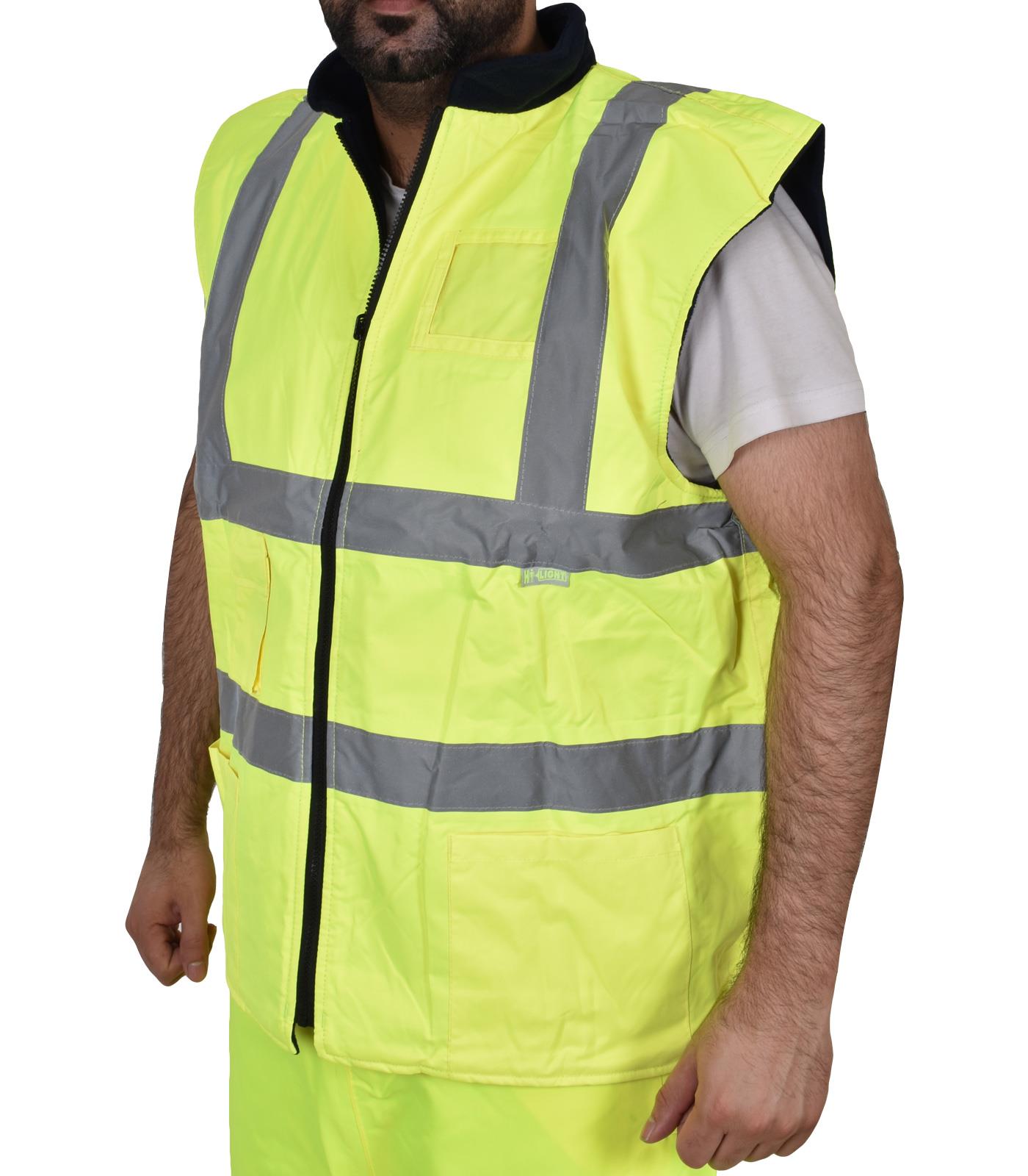 5 Pezzi Giacche e Gilet Alta visibilità, Gilet di Sicurezza per Auto