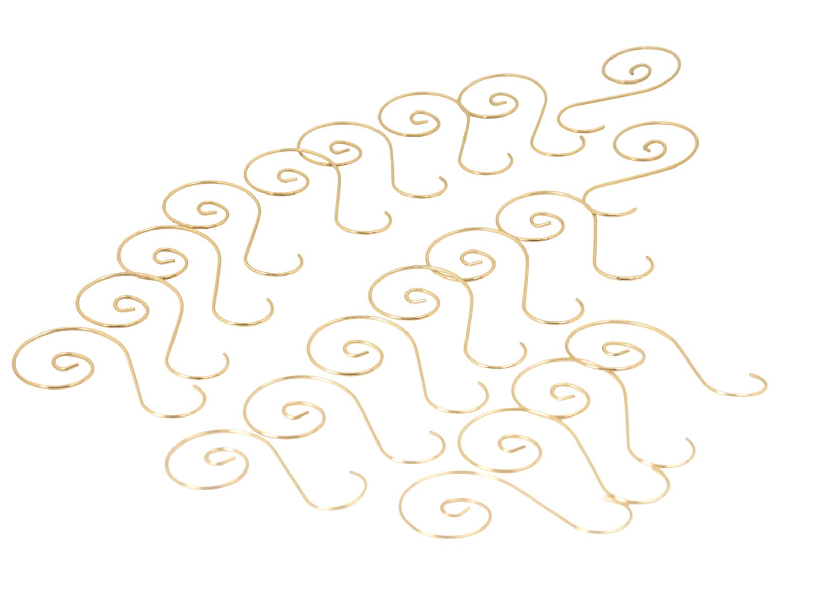 80,100,200 piezas ganchos de metal para árbol de Navidad adorno en forma de S colgador colgante Bauble - Imagen 15 de 58