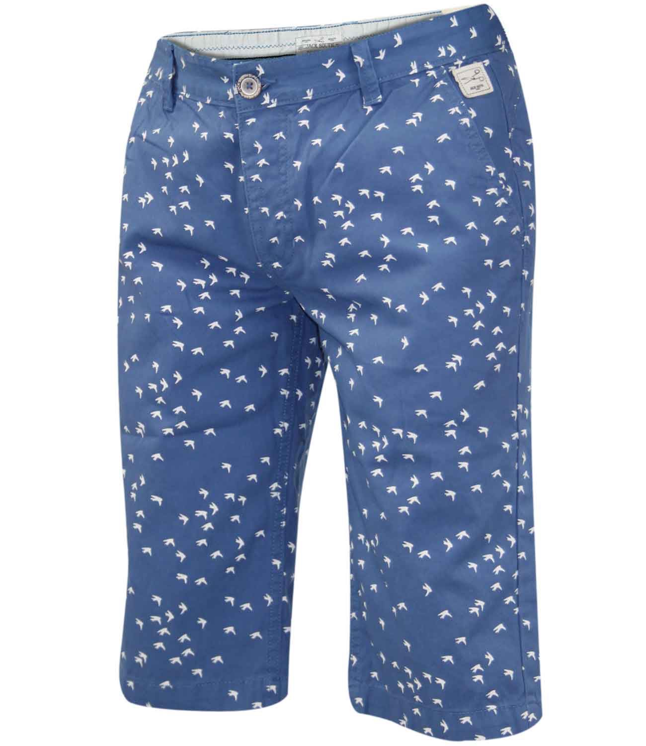 Mens Chino Shorts Summer Hawaiian Floral Casual Beach Cotton Pants Short 28-30 - Picture 10 of 17