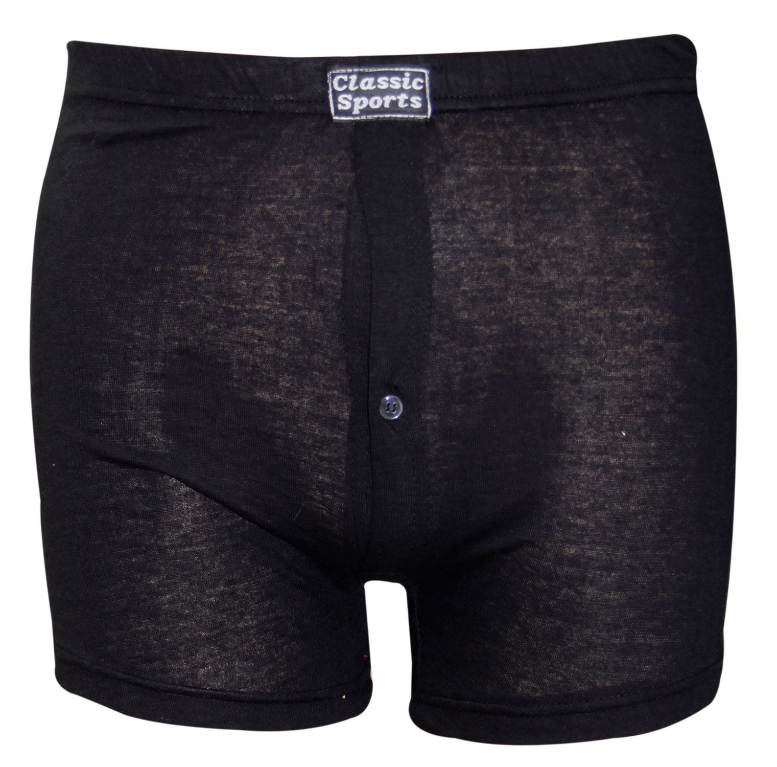 Men Classic Sports Pattern Button Fly Shorts Trunks Underwear Assorted 3-12 Pack
