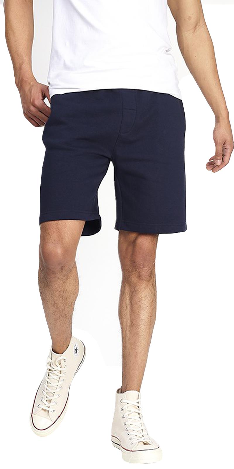 Mens Jogging Shorts Elasticated Running Gym Short Casual Fleece Half