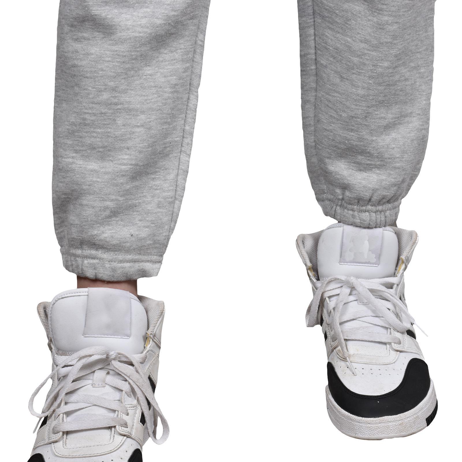 Jogging Bottoms Pack of 2 Kids Boys Girls Warm Fleece PE Plain Tracksuit Joggers - Picture 30 of 62