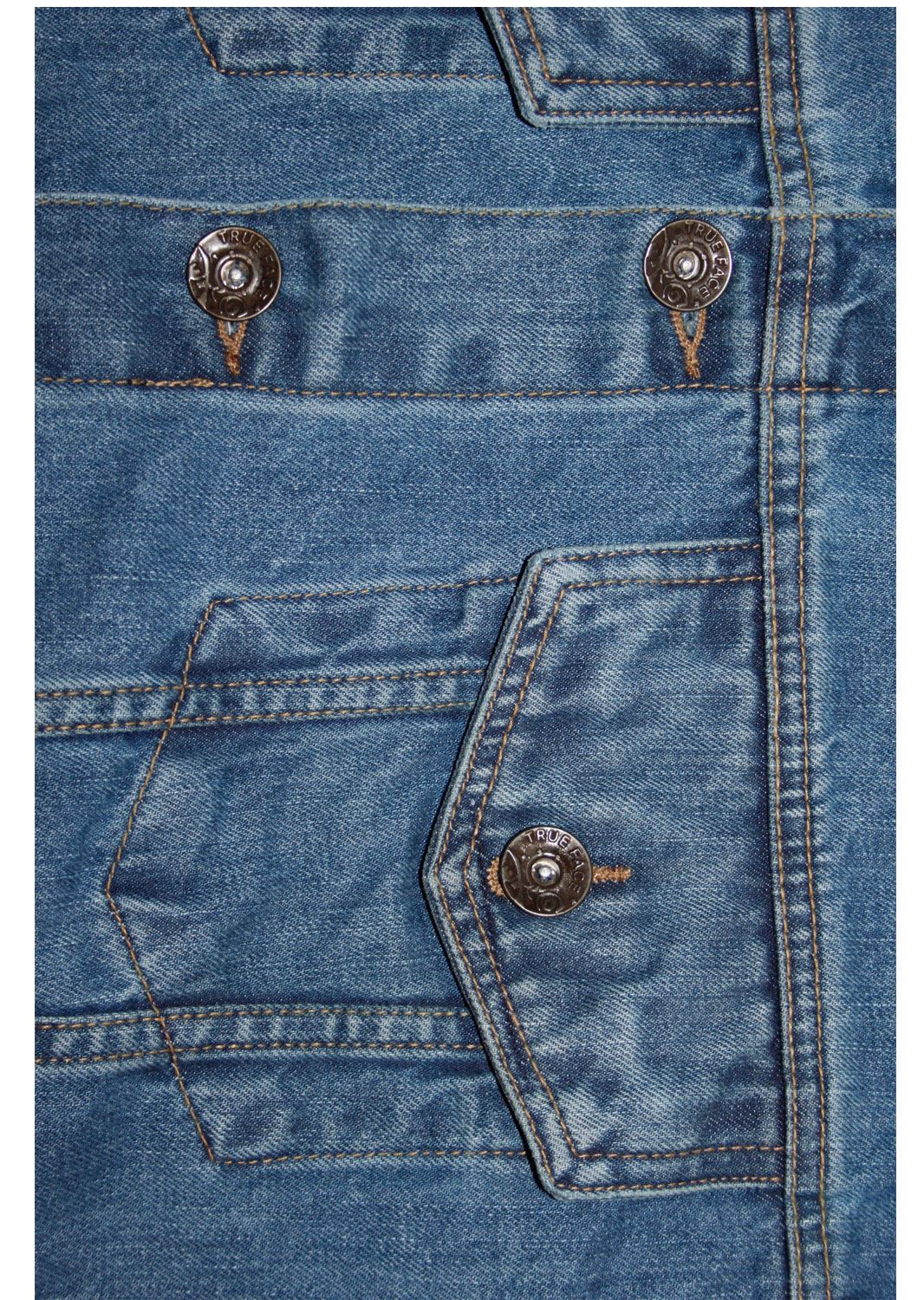 Mens Denim Jacket Classic Trucker Jeans Cotton Jacket Western Style Small To 6XL - Picture 16 of 17