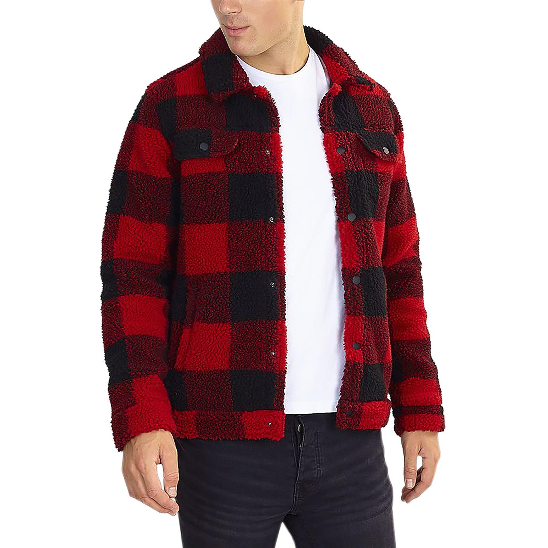 Red check coat mens Clearance