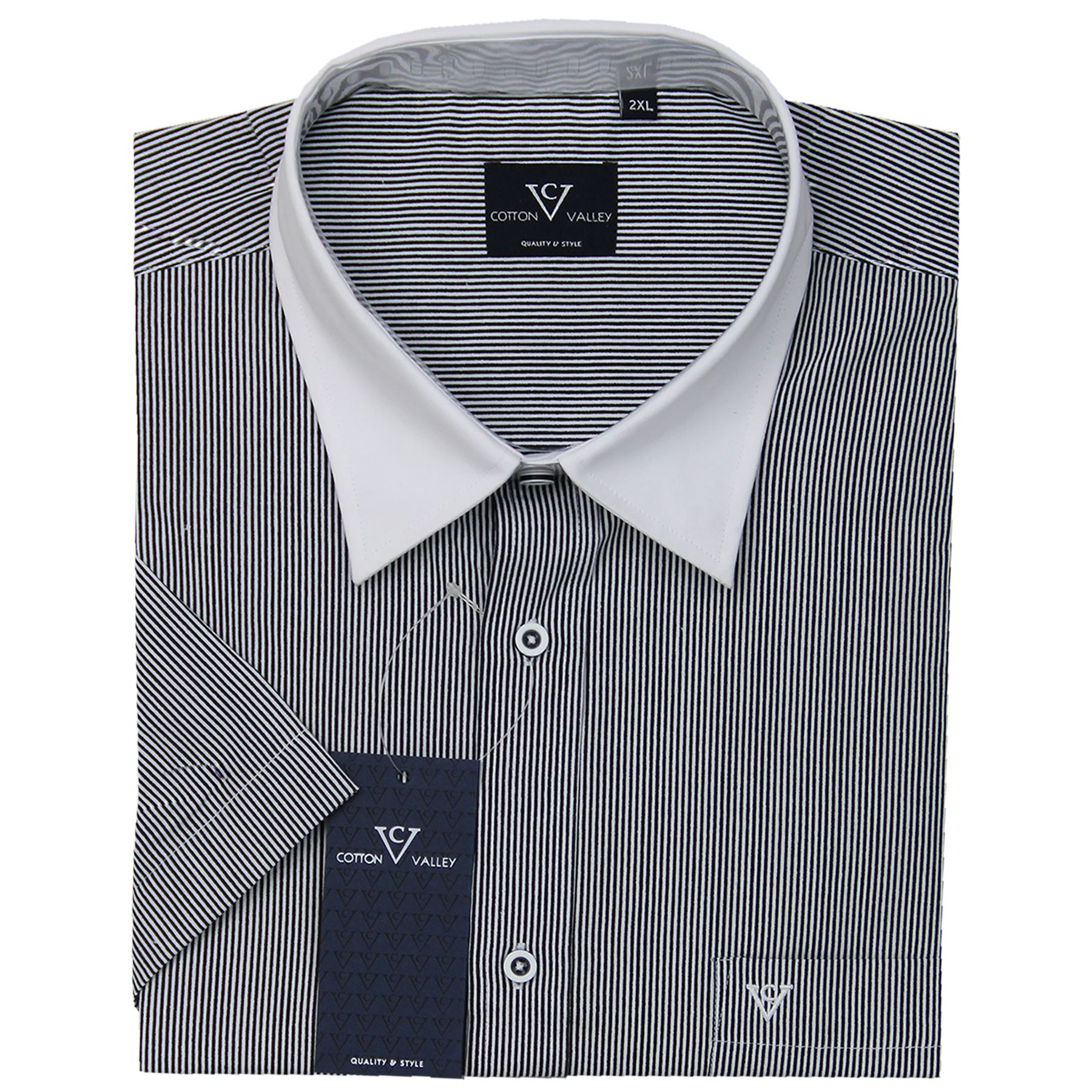 Mens Cotton Valley Big Size Check Pattern Casual Short Sleeve Shirt 3XL 4XL 5XL