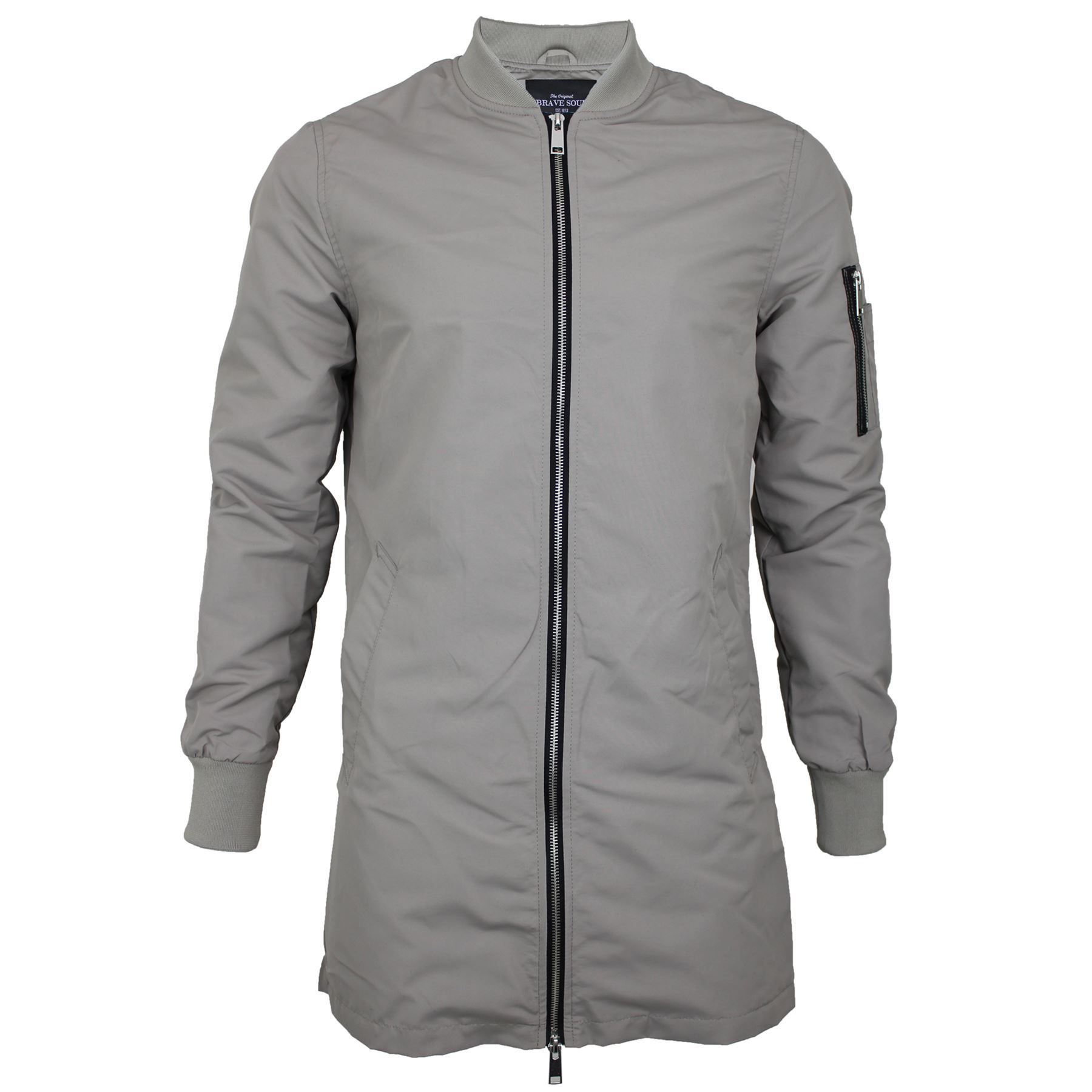 Men S Mac With Detachable Heated Gilet Mens Black Traditional Double Ted Long Trench Coat Mac