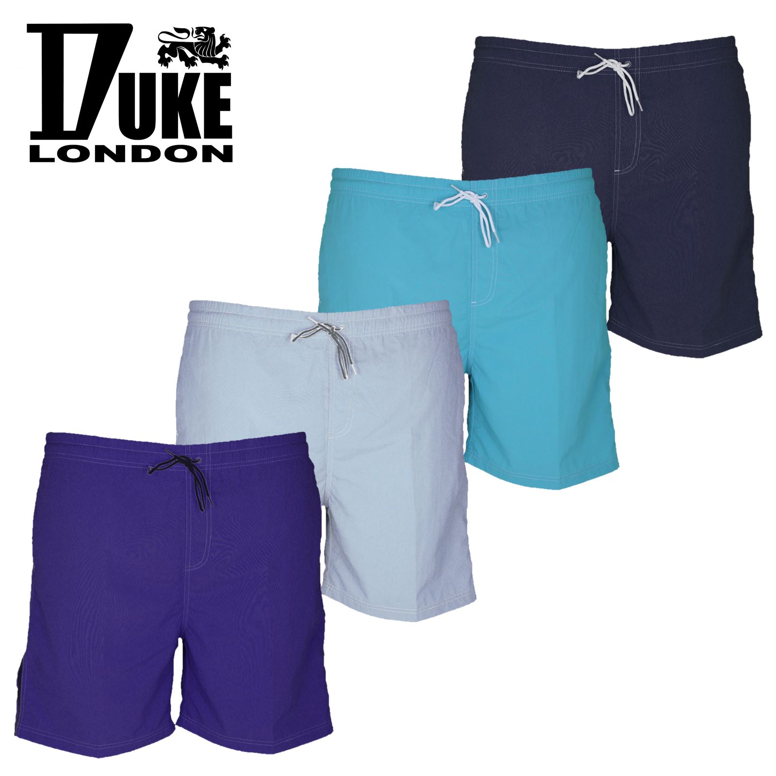 Mens Duke Florida Swimming Shorts Trunks Pants Beachwear Mesh Lining Sizes M-8XL